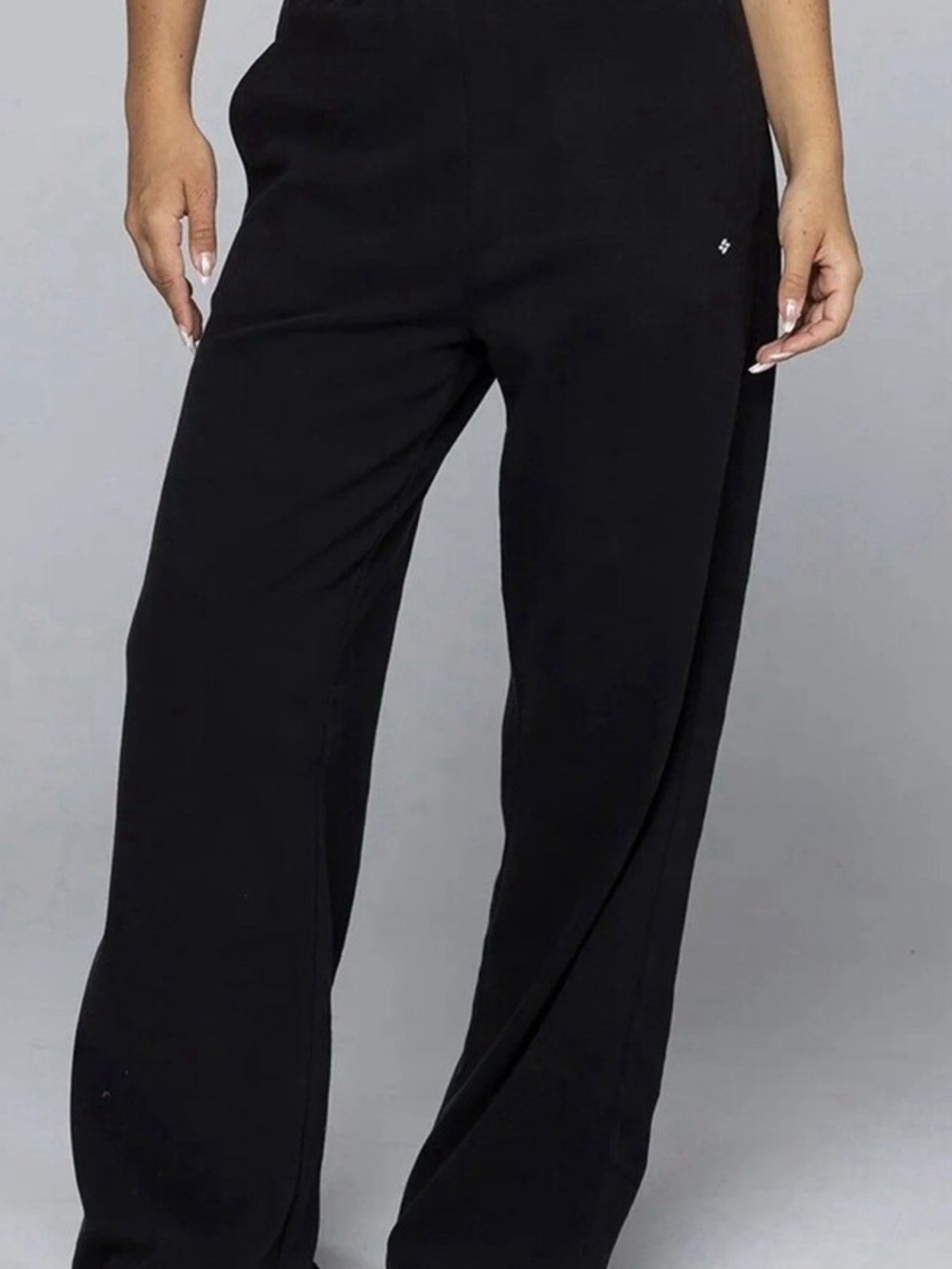 Allwear Women's Wide-Leg Black Pants